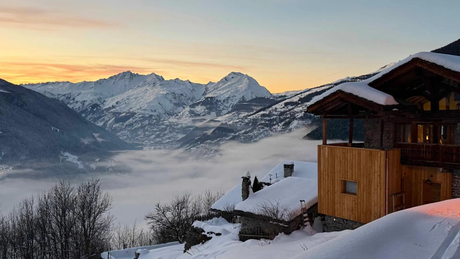 Chalet Authentique Avec Jacuzzi Proche De Val D'Isere Sainte-Foy-Tarentaise Francie